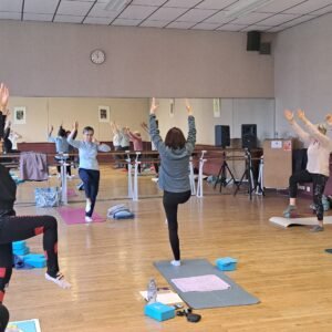 Cours d'une heure de yoga